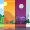 Free 2D Cartoon Parallax Background