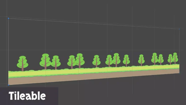 Free 2D Cartoon Parallax Background