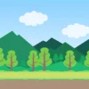 Free 2D Cartoon Parallax Background