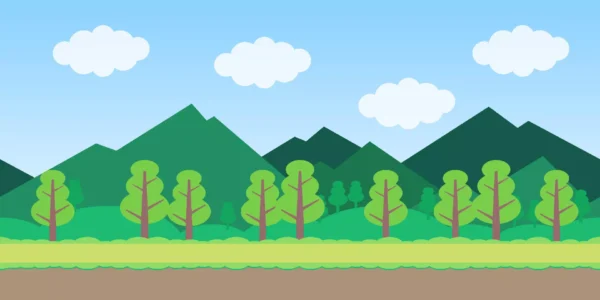 Free 2D Cartoon Parallax Background